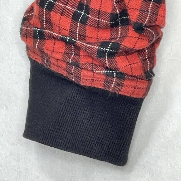 Urban Outfitters Heavy Hoodie Womens Medium Red Plaid Button Up Sweatshirt - Picture 12 of 12